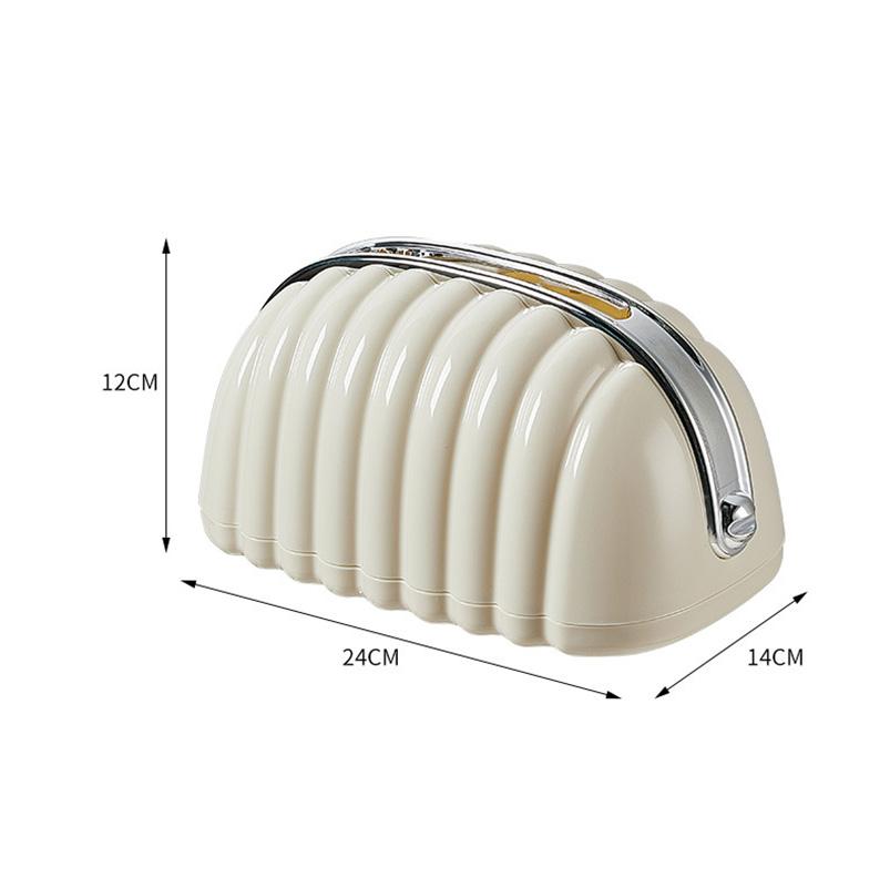 Creative Shell Tissue Box Living Room Dining Table Ceramic Tissue Box Decoration Modern Home Decoration Art Napkin Tissue Holder