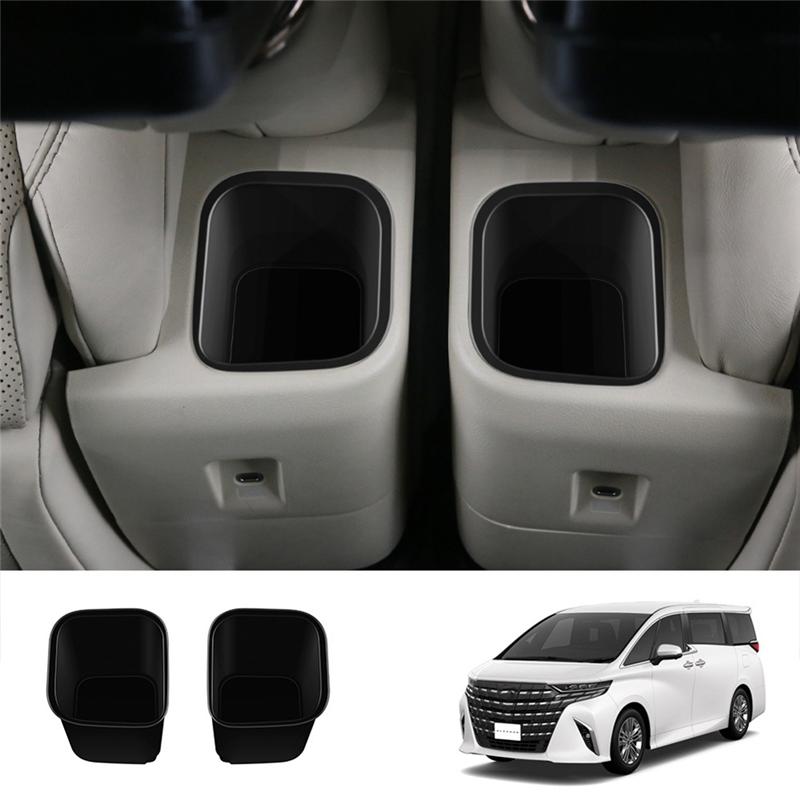 For Toyota Alphard/Vellfire 40 Series 2025+ Car Middle Row Seat Cup Holder Storage Box Silica Car Interior Spare Parts Parts-A99