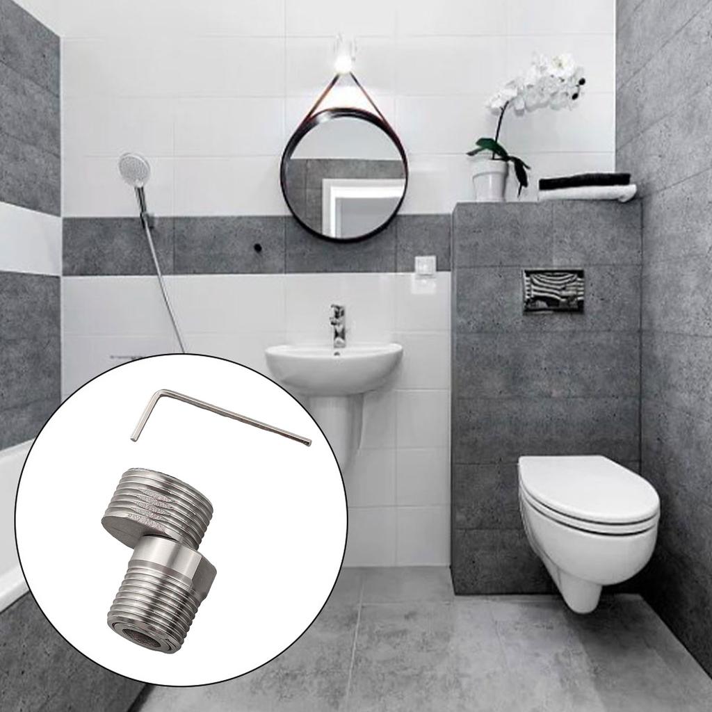 Rotatable Shower Adapter Shower Faucet Adapter Home Improvement Wide Application 360 Rotatable Easy To Install