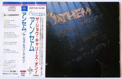 CD ANTHEM  The Show Carries On K32Y2100 Nexus 1987 Japan Rock Used