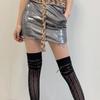 Bowknot Straps Design Thigh High Stockings Thin Fishnet Breathable Comfortable Women Long Socks Middle Tube Calf Socks