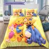 Esel und Tigger & Pu der Bär Druck Bettwäsche Set, Warm und Gemütlich, Die Perfekte Wahl Zur Dekoration Eines Kinderzimmers.