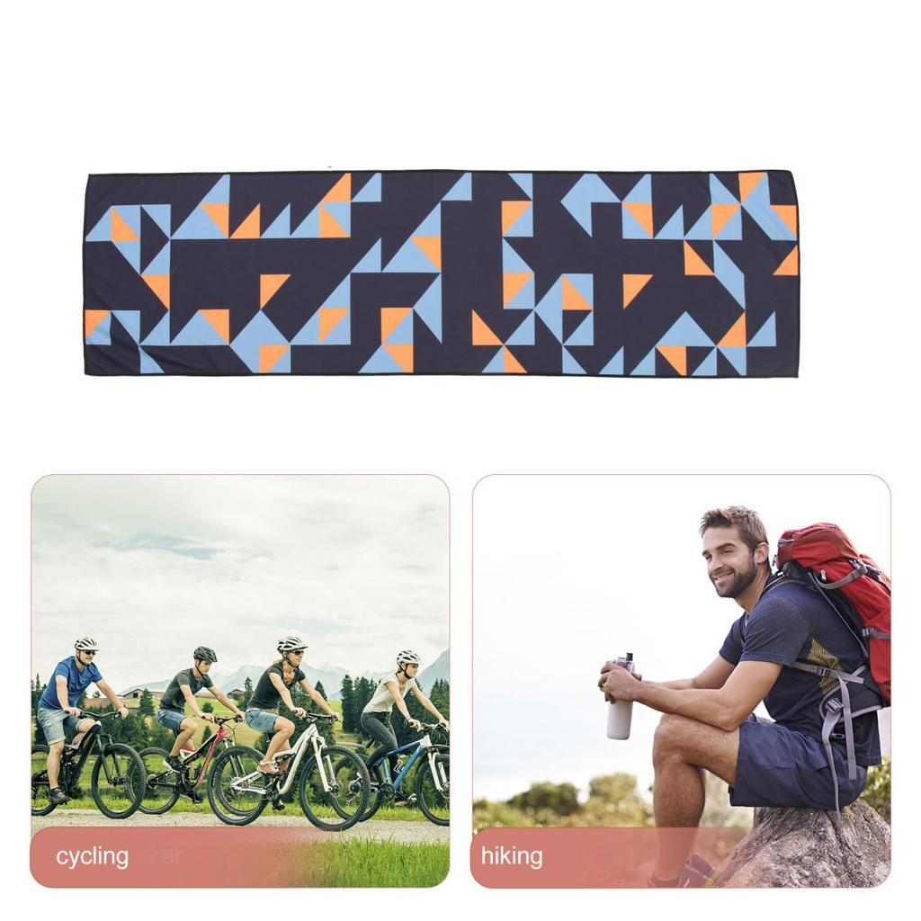 Healifty Cooling Sports Instant for Outdoor Exercise Towel, Towel, Quick-Drying, Portable, Cooling, Sweat-Absorbing,