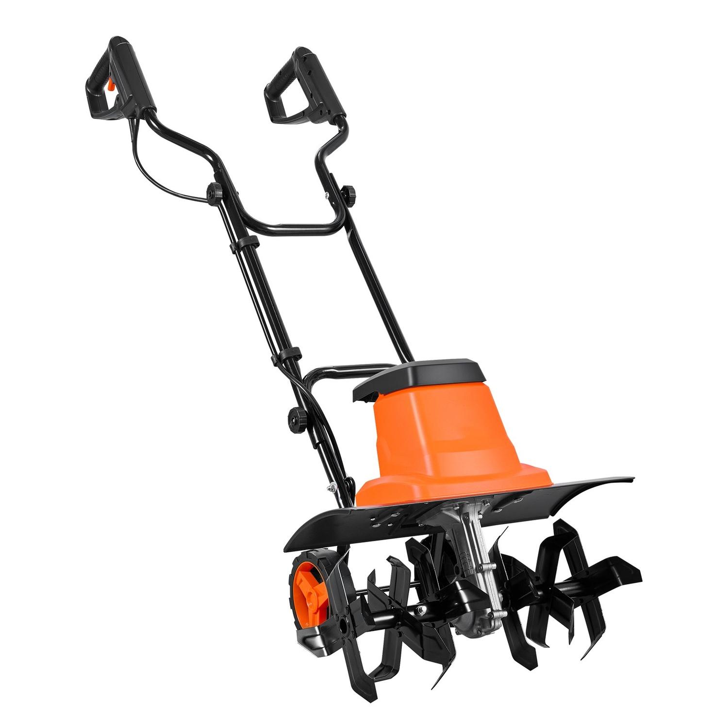 Buying Solutions, MB Elektrische Tuinfrees met Snoer, 45cm Freesbreedte Tuin Rototiller, 1500W Motor Heavy-Duty Freesmachine, Cultivator met Stalen Tanden en Opvouwbaar Handvat,