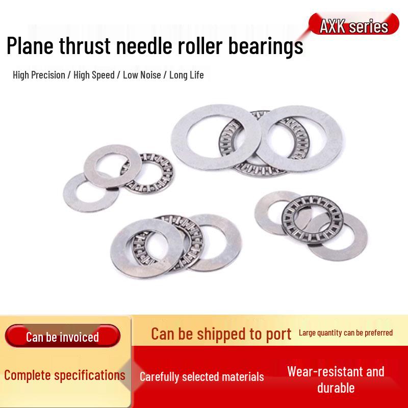 Axial-Nadellager - Innendurchmesser-Optionen: 4/5/6/8/10/12/15/17/20/25/30/35 mm