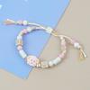 Distinctive Ceramic Dog Bracelet Handwoven String Bracelet Fashion Wrist Jewelry for Cartoon Style and Gift Giving