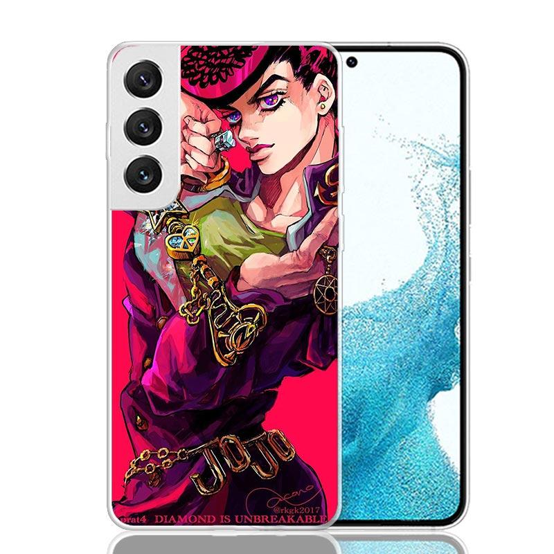 JoJo Adventure Higashikata Josuke Phone Case For Samsung Galaxy S26 S25 Edge S24 S23 FE S22 Ultra S21 Plus S20 + Fundas Cover Co