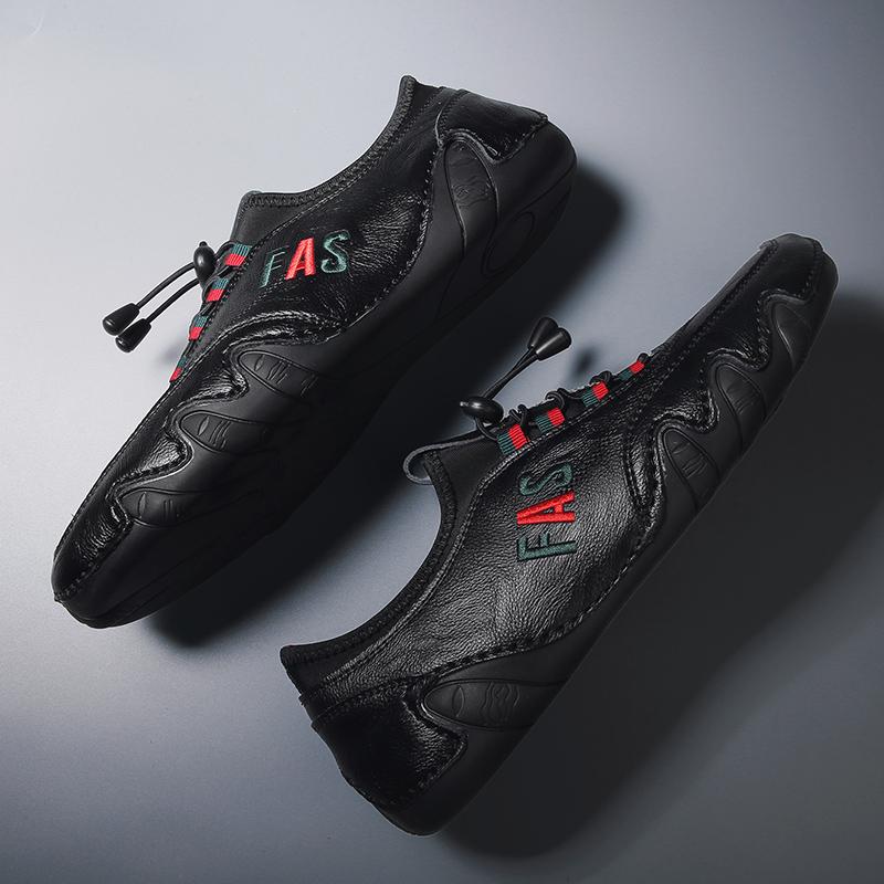 

Мокасины для мужчин, модная мужская обувь, дышащая удобная обувь для вождения автомобиля 46 чёрный