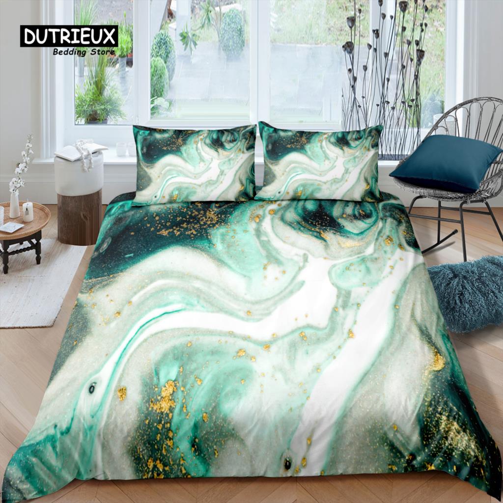 Home Living Luxus 3D Bunt Marmor Bettwäsche Set Bettbezug Kissenbezug Kinder Bettwäsche Set Queen und King EU/US/AU/UK Größe