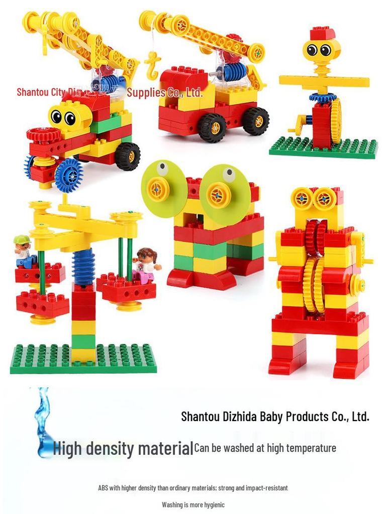 Compatible with LEGO 9656, 45002 Mechanism, 45012 Teaching Aids, 9090 Kindergarten, and 9076 Loose Parts.