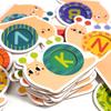 Snail Letter Cognition Word Spelling Matching Card  Animal Letters Education Learning Educational Toys For Children Table Game