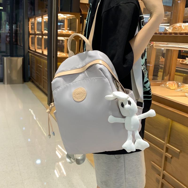 Schoolbag1011 Summer New Small Backpack Women's Waterproof, Lightweight and Fashionable Versatile Mommy Bag Going Out Shopping Small Schoolbag