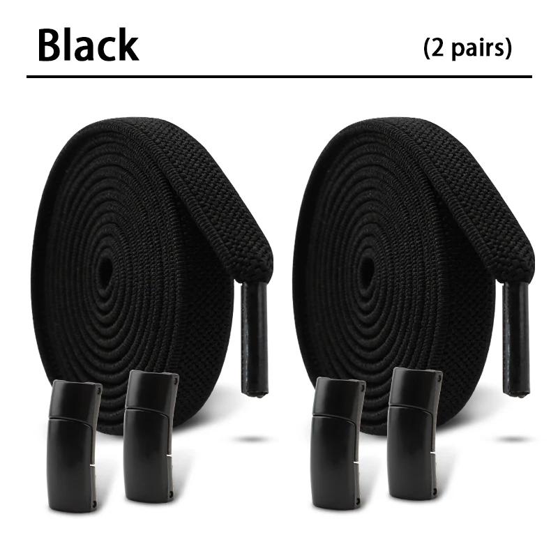 2 Paar Neue Magnetische Schnürsenkel Ohne Binden Elastische Schnürsenkel Sneaker Keine Schnürsenkel zum Binden Kinder Erwachsene Breite Schnürsenkel Schuhzubehör