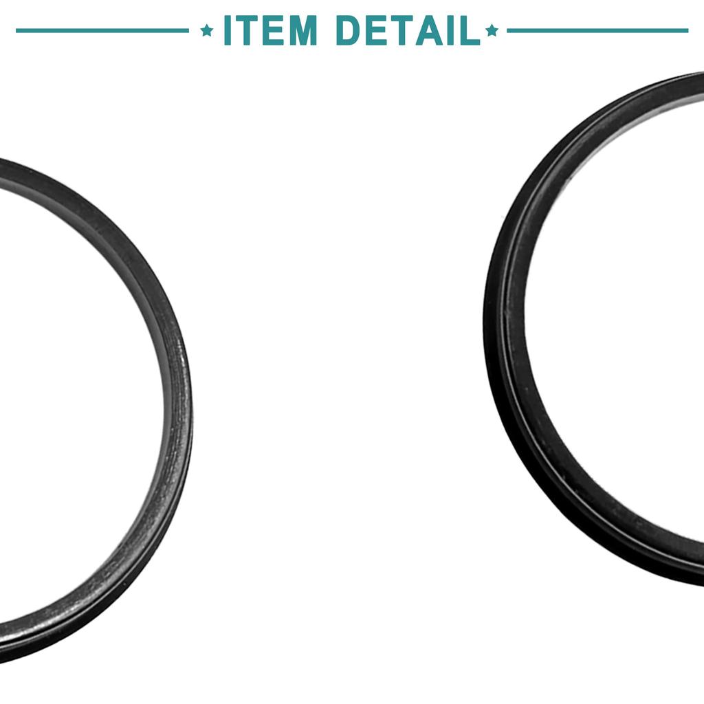 ACROPIX Hub Centering Car 73.mm -67.1mm Hub Centering Wheel Boacenter Black 4pcs