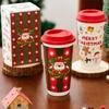 Christmas Ceramic Mug, Home and Office Tumbler, Cute Coffee Cup As a Gift for Birthday or Souvenir