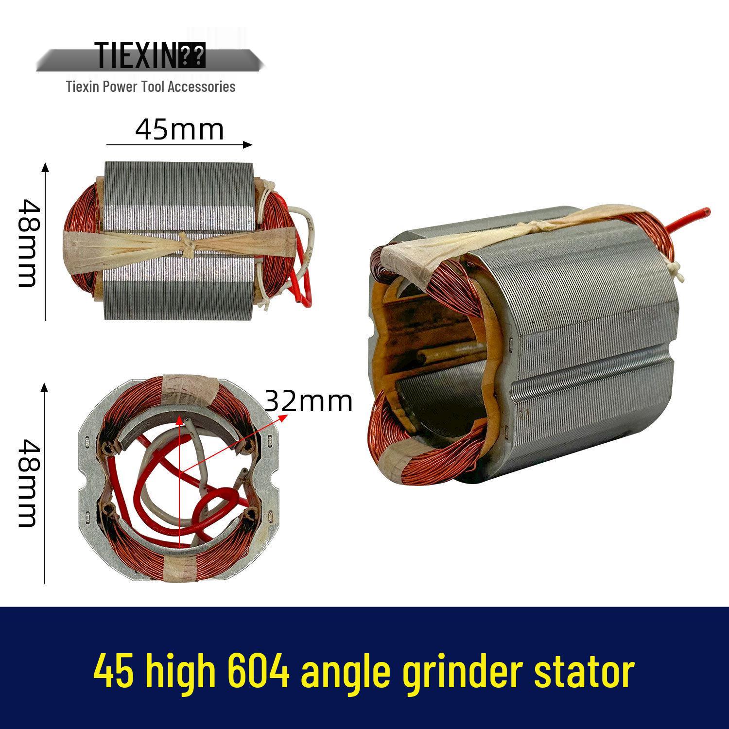 

Hita 604 Slim Angle Grinder Stator 45x100 Adjustable Polishing Machine Motor Accessories 05014