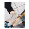 Men's Summer New Mesh Breathable Men's Casual Shoes Trend Versatile Hollow Single Shoes Solid Color One Foot Shoes