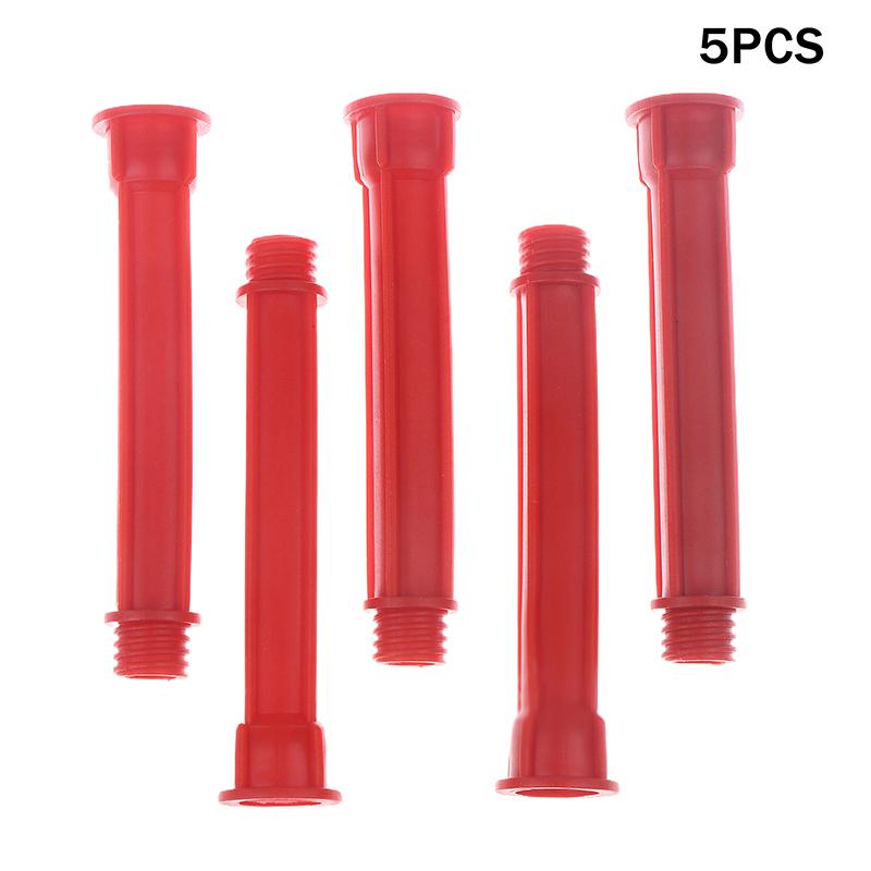5/10pcs Caulking Nozzle Tips Plastic Caulking Extension Tubes Caulk Applicator Caulking Nozzle Replacement Windows Doors Home