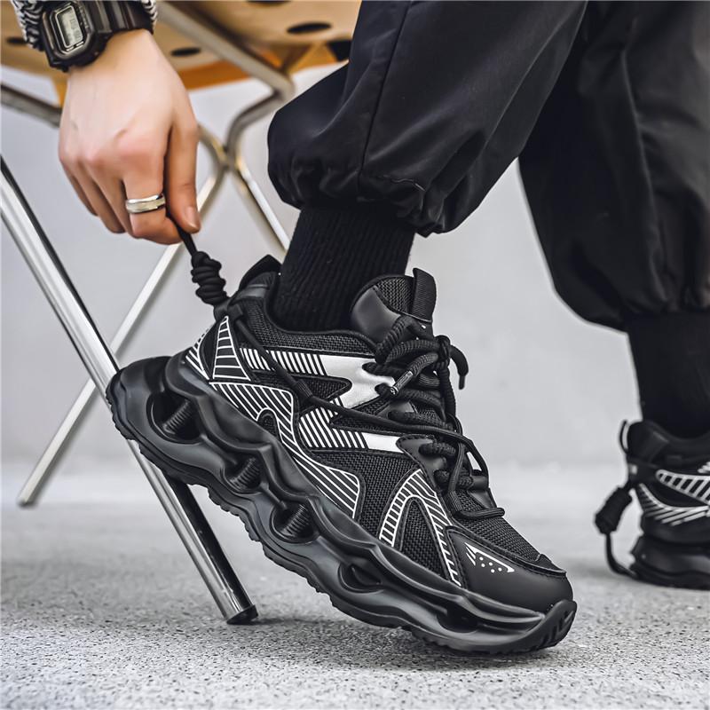 Casual Sports Shoes Fashion New Men's Four Season Comfortable Breathable Height Increasing Fashion Wear-resistant Sports Shoes