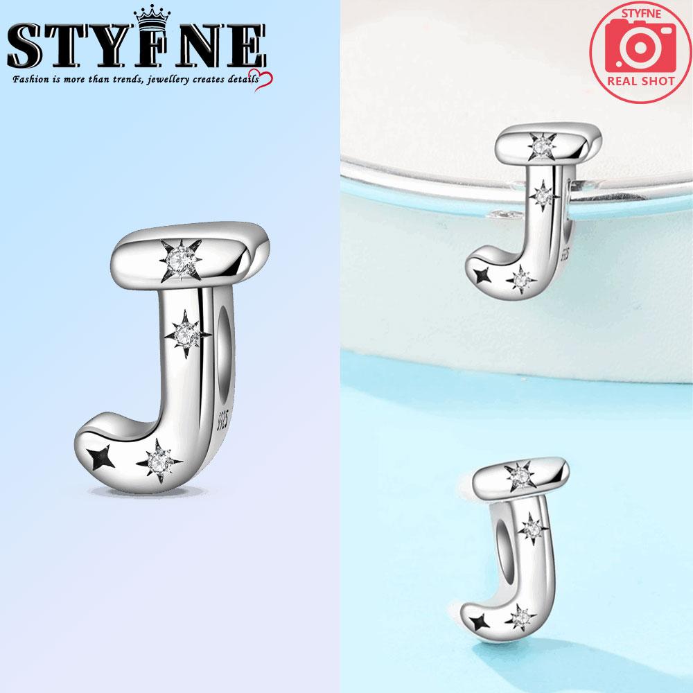Copper Twenty-Six Letters From A-Z Rose Series Charms Beads Pendant For Original Bracelet Woman Girl Jewelry