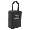 4 Digit Combination Lock Box Metal Shackle Password Container for Storing Keys Cards Hanging Or Wall Mounting