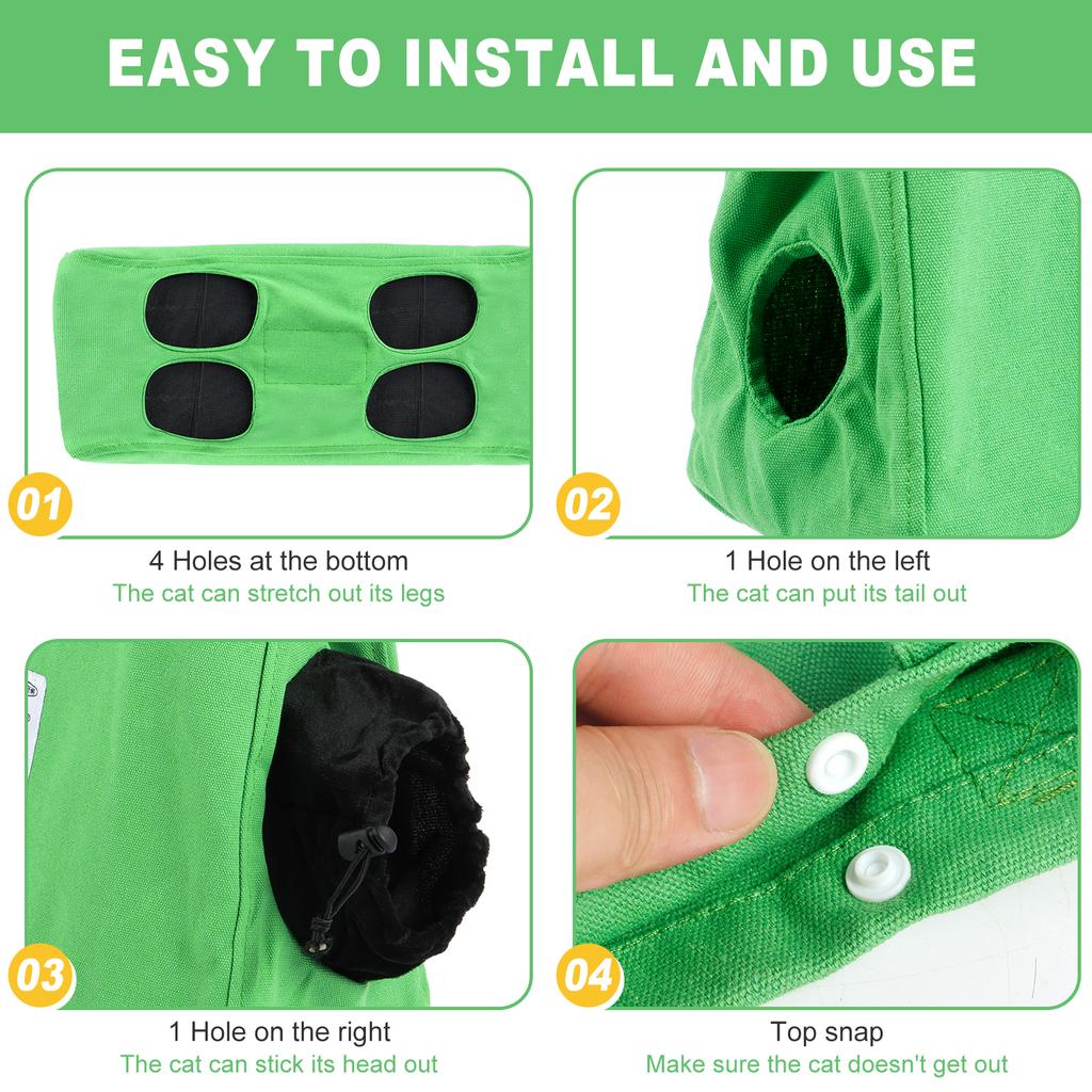 New Cat Carrier Bag Canvas Cat Shoulder Carrying Bag Breathable Portable Cat Carrier Pouch Multipurpose Cat Travel Carrier Bag