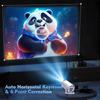 HY300Pro Portable Projector 290ANSI Dual Wifi6 4K Videosource Supported Native 1280*720P Android 11 BT5.4 Cinema Outdoor Mini Projetor Remote Con