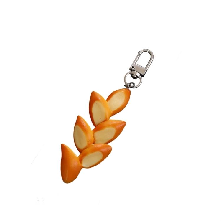 Mini Bread Style Keychain Capricious Food Inspired Charm Bread Key Holder Perfect For Personalizing Belongings
