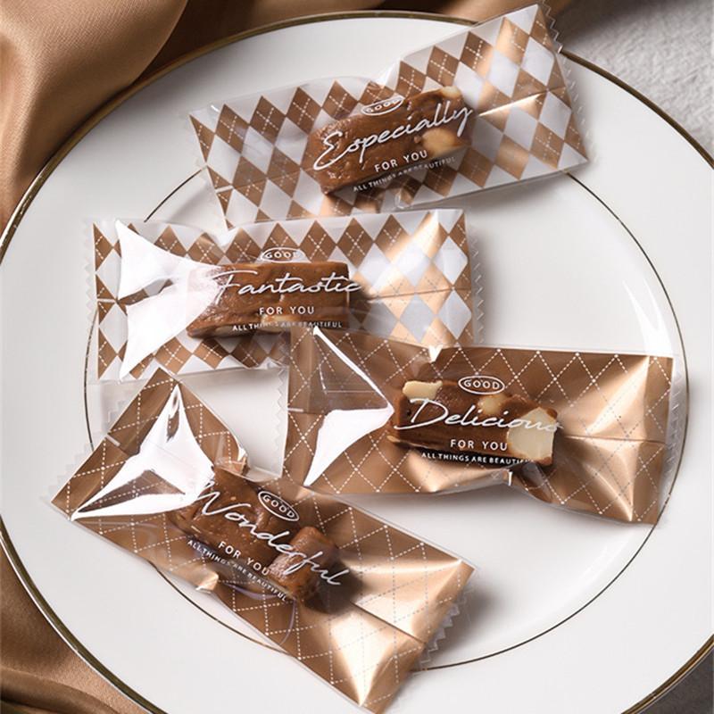 

100 шт одноразовые кофейные сахарные пакеты для выпечки своими руками ручная машина для приготовления шоколада ириски конфеты герметичная упаковка Other