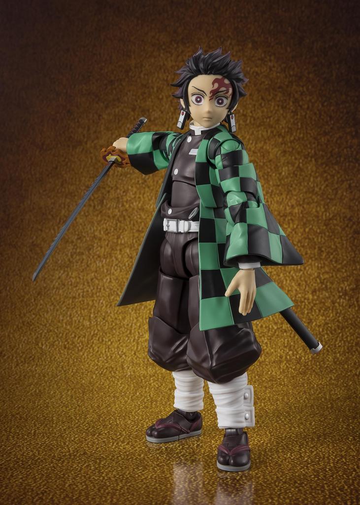 TAMASHII NATIONS Demon Kimetsu No Yaiba Tanjiro Kamado Mugenjo Decisive Battle Approximately 140mm PVC ABS Painted Movable Figure S.H.Figuarts Slayer