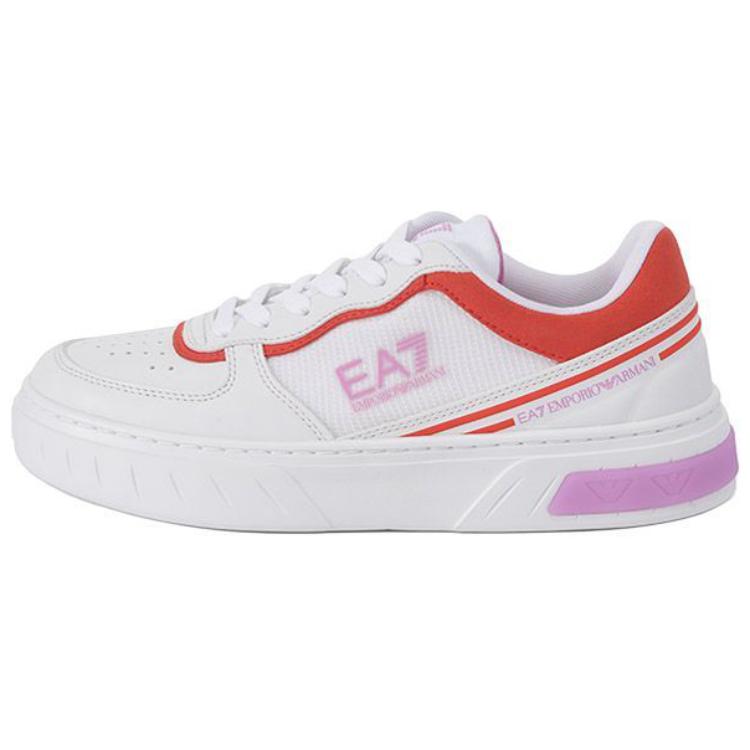 

Emporio Armani EA7 Round Toe Flat Low Top Sneakers Unisex sneakers White X8X173XK374T580 36⅔