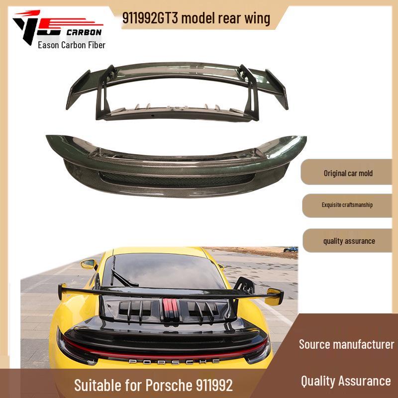 Porsche 911/992 GT3 Carbon Fiber Rear Wing Spoiler (2019-IN Model)