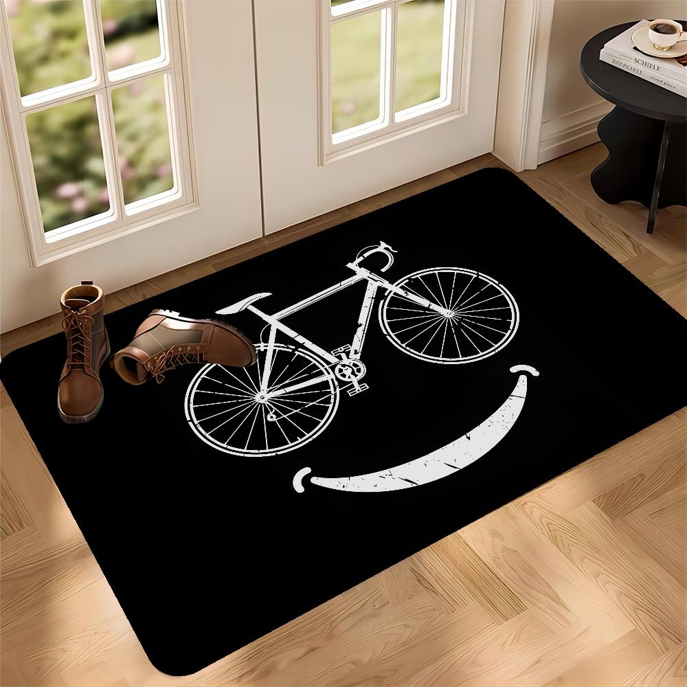 Bicycle Mountain Bike Cycling Floor Mat Nordic Style Home Doormat Bathroom-Toilet Mats Bedroom Hotel Decor Mat