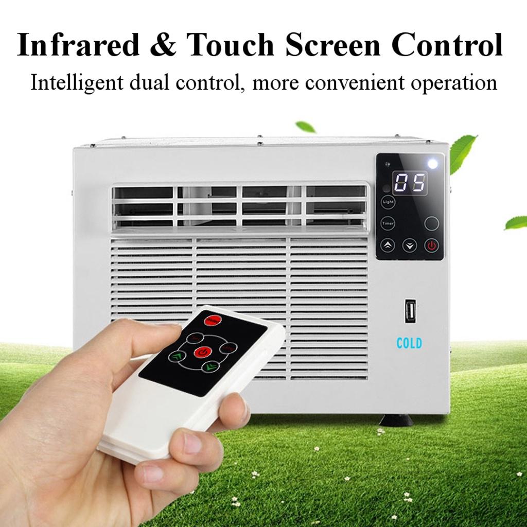 330W 1100W Mini Air Conditioner Portable Small Desktop Air Cooler Cold And Warm Air Conditioning Fan LED Control Panel With Remote Control