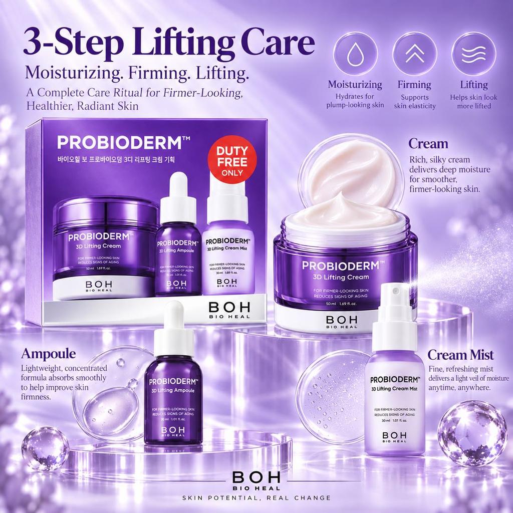 BIOHEAL BOH Probioderm 3D Lifting Kremi 50ml Özel Set