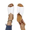 The new slope heel fish mouth is fashionable, simple and light, and one-pedal fashion sandals slippers women