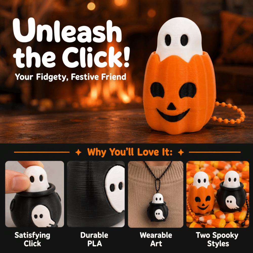 Funny 3D Printed Pendant Creative Decompression Button Toy Bag Accessory
