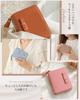 Mini Wallet Small Wallet that Keeps Bills Unfolded Genuine Leather Accordion Style Coin Purse Ribbon Cute Gift [Modiko] Women's - - - - Box-Type - -