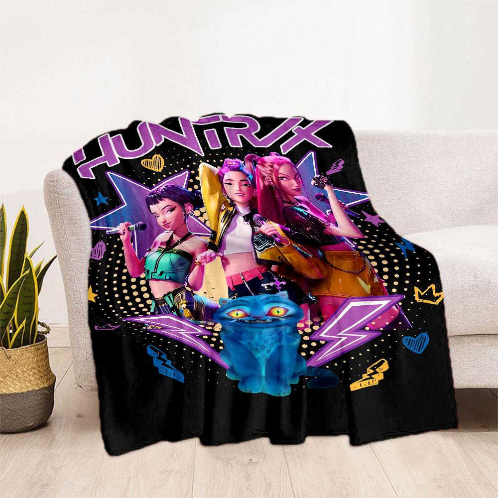 Fantasy Sword Dance Party Blanket Soft & Cozy Suitable for Seaside Bedding Office Chair for All Seasons Playful Design