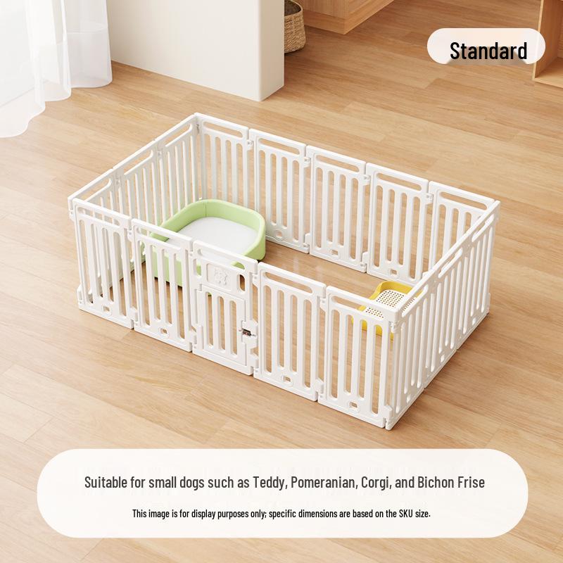 

Indoor Pet Fence Dog House & Guardrail for Corgi, Teddy, Medium & Small Dogs 70×70cm
