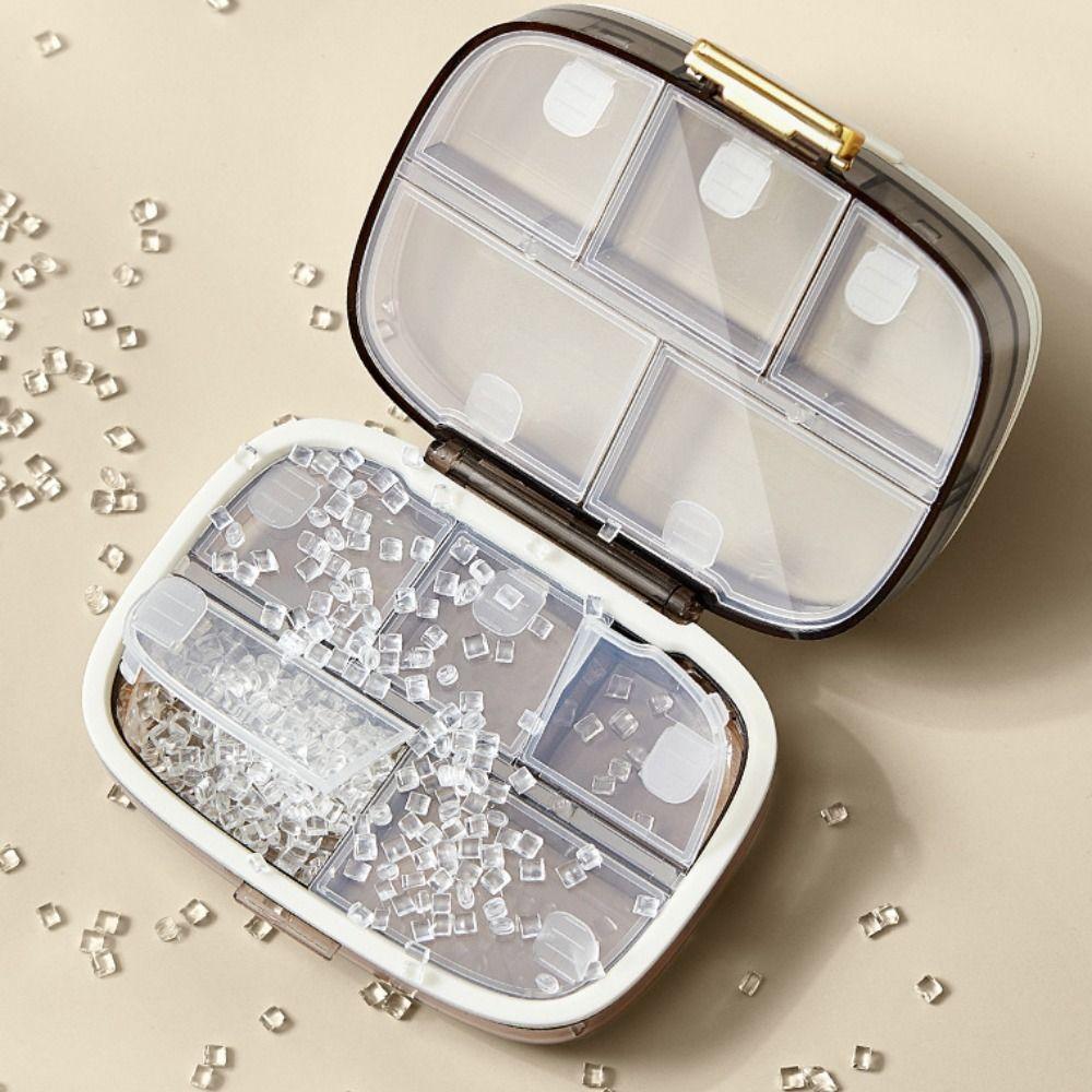 Sealed Medicine Tablet Organizer Multi-Layer Pill Container Box New Weekly Pill Case