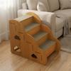 Cat Steps for Bed Easy Assembly 4-Step Pet Stairs Sturdy & Stable Small Dogs