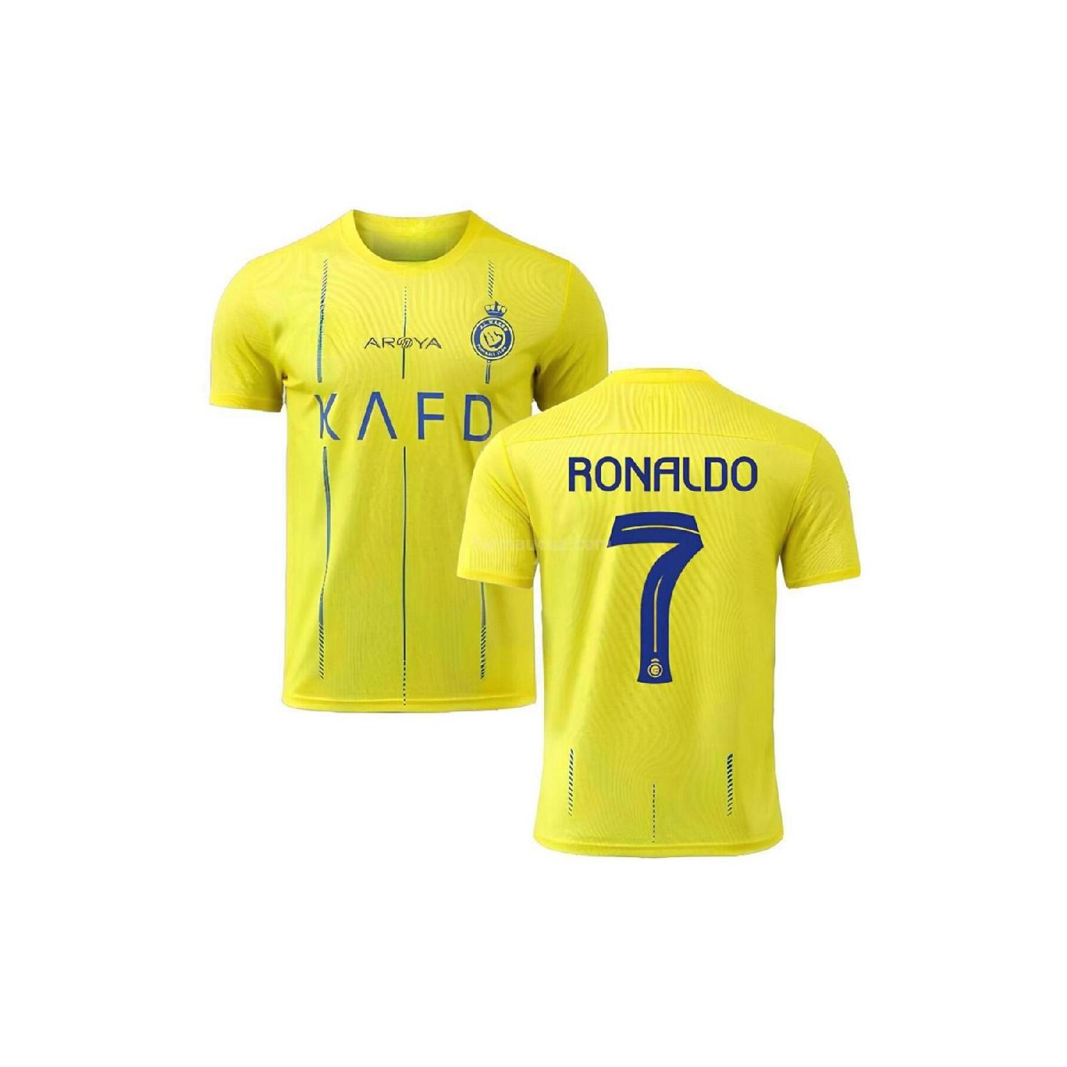 

Джерси Аль Насра Роналду нового сезона - желтая майка Аль Насра сезона 2023/2024