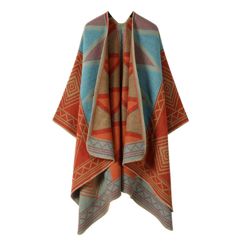 Stylish Fashion Retro Oversized Scarf For Women Travel Warmth
