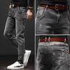 Men's Jeans Casual Men's Jeans Elastic Slim Fit Pants Korean Fashion Pants