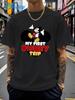2026 Summer Disney Mickey Printed Cotton Tshirt Loose and Casual Shortsleeved Shirt for Both Men and Women Y2K