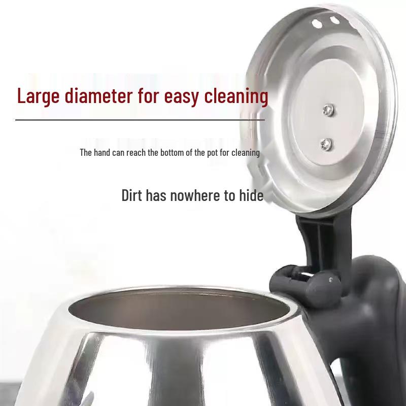 Positive Hemisphere 1.2L Long Spout Electric Kettle for Tea, Stainless Steel, Auto Shut-off