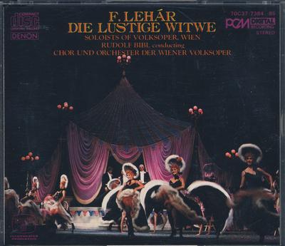 CD FRANZ LEH?R - SOLISTEN DER WIENER V - Die Lustige Witwe 70C37738485 Denon 1985 Japan Classical Used