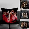 M-Maneskin Band Cushion Cover Pillowcase Ultra Soft Skin Friendly Fabric Cloud Like Comfort & Concealed Zipper