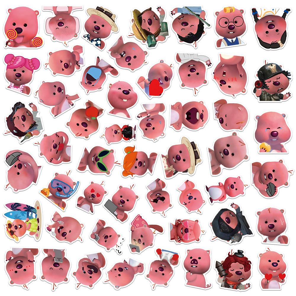 

52 Новые мультяшные наклейки: Милые, Креативные, Водонепроницаемые Наклейки для Кружек, Блокнотов, Скейтбордов, Чемоданов